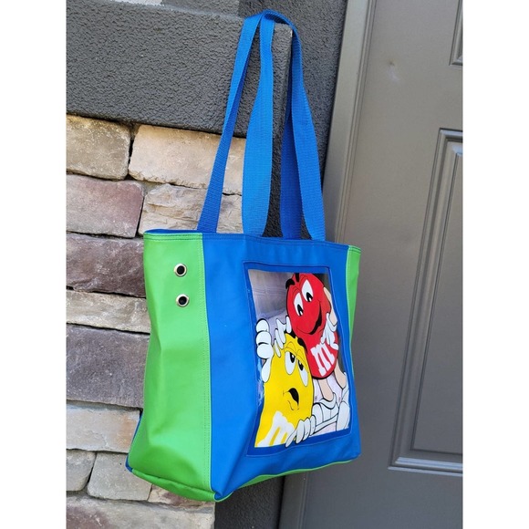 Vtg 1999 M&Ms Vinyl Beach Bag - Picture 3 of 7